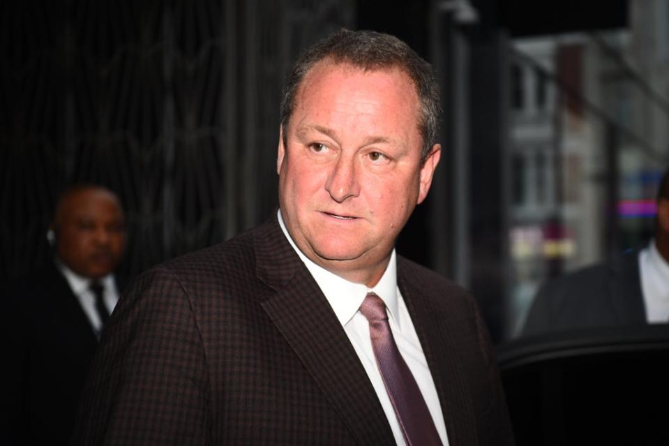 Mike Ashley will remain as an executive director at Frasers Group after he steps down as chief executive (Kirsty O’Connor/PA) (PA Wire)