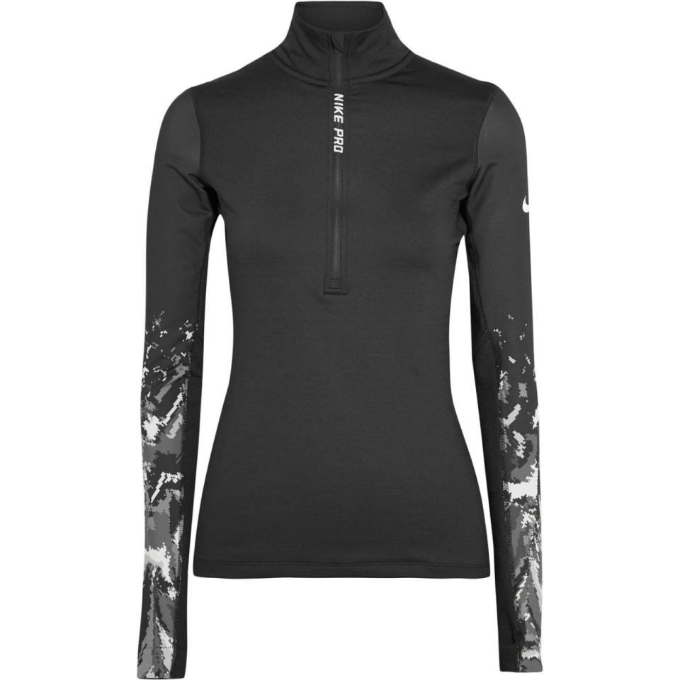 Nike Pro Hyperwarm Stretch Jersey Top