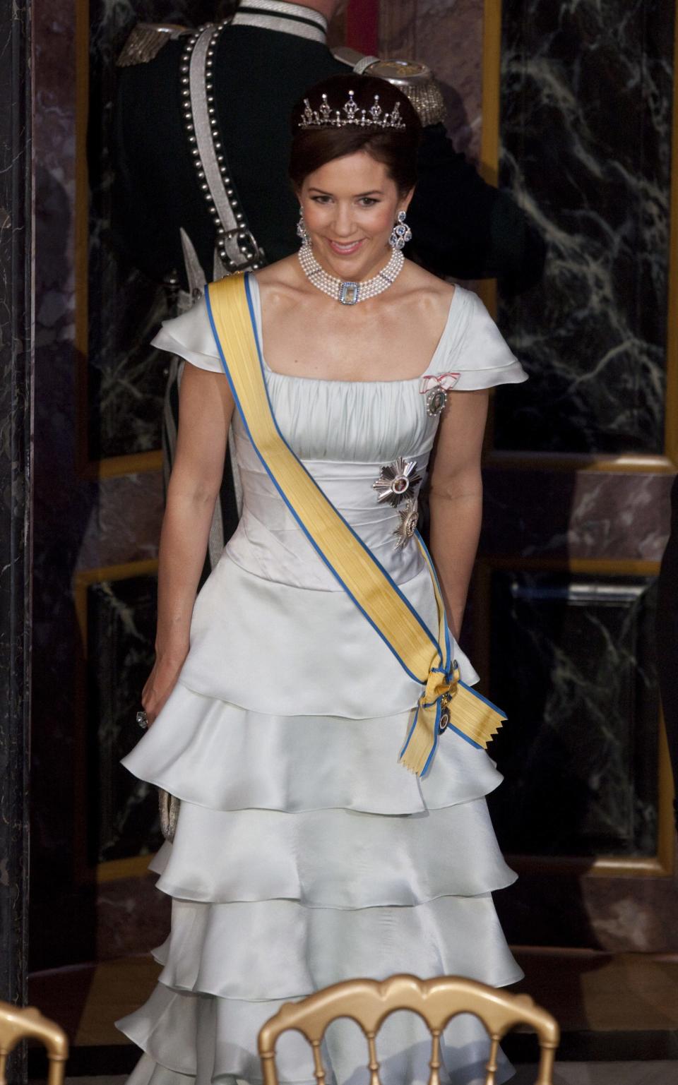 Crown Princess Mary Formal Gown Tiara