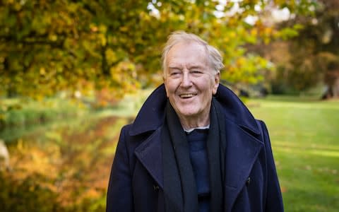 Dame Judi planted a tree for Robert Hardy, the actor who died in August  - Credit: Andrew Crowley