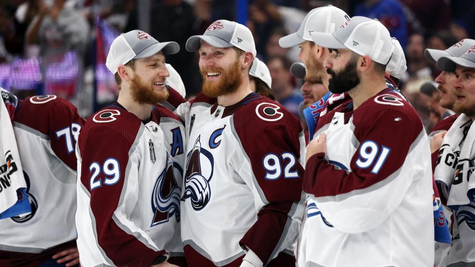 Literally worst to first in five short seasons, the Colorado Avalanche matched the best-ever postseason record on the path to winning a Stanley Cup on Sunday night. (Getty Images)