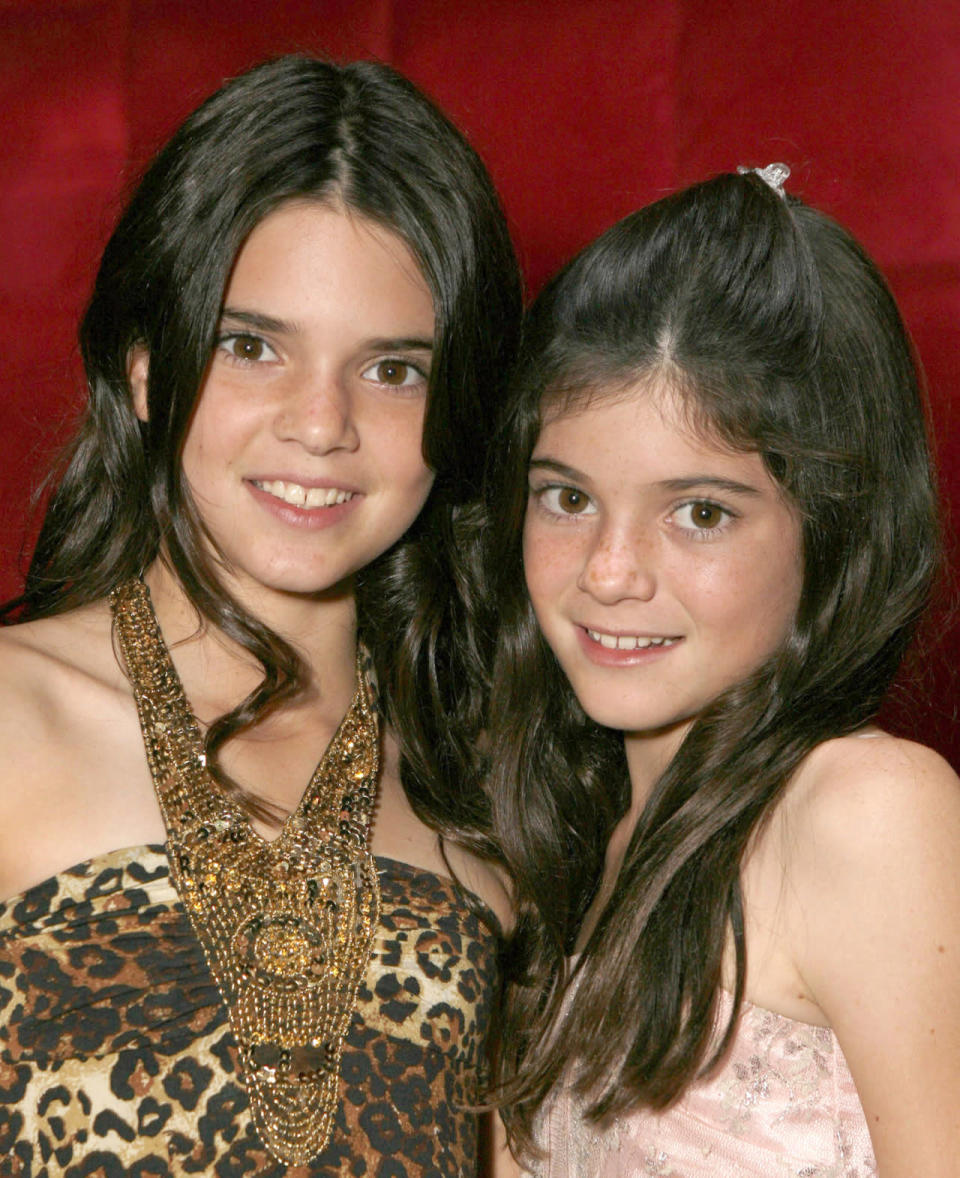 Kendall Jenner and Kylie Jenner, October 2007