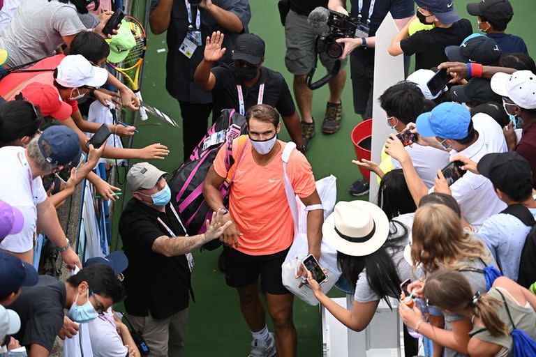 El tenista español Rafael Nadal en Washington, donde regresará esta semana al circuito después de casi dos meses de inactividad.