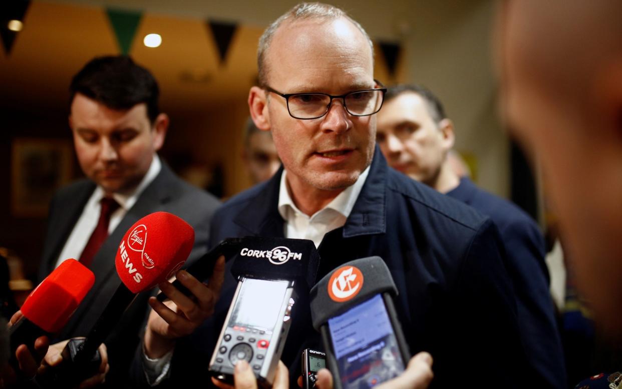 Simon Coveney, Ireland's foreign minister, said he believes 'this week and next week are crucial' - Henry Nicholls/Reuters