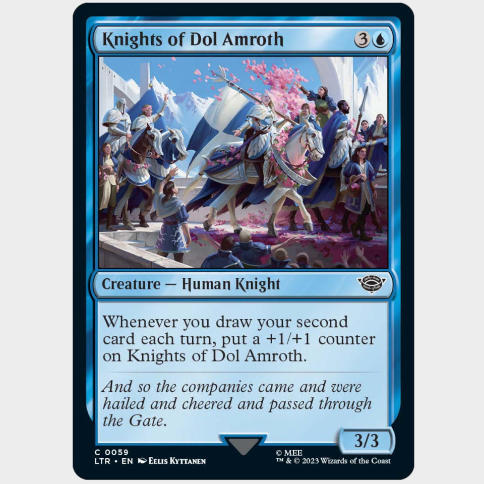 Knights of Dol Amroth from MTG Lord of the Rings