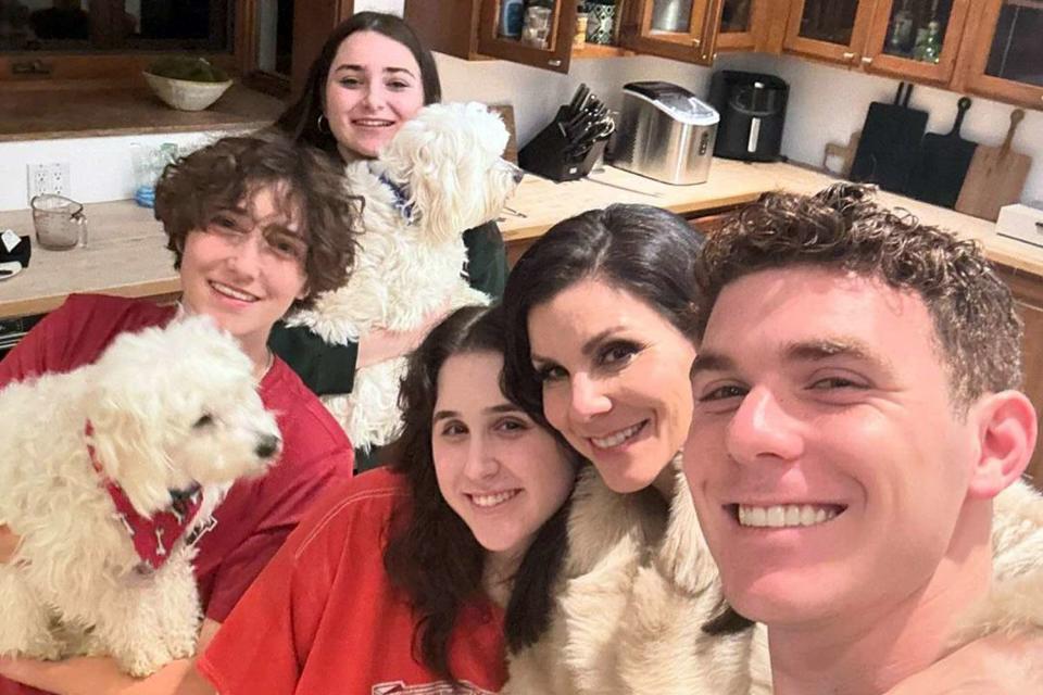 <p>Heather Dubrow/Instagram</p> Ace (left), Kat, Max, Heather and Nick Dubrow