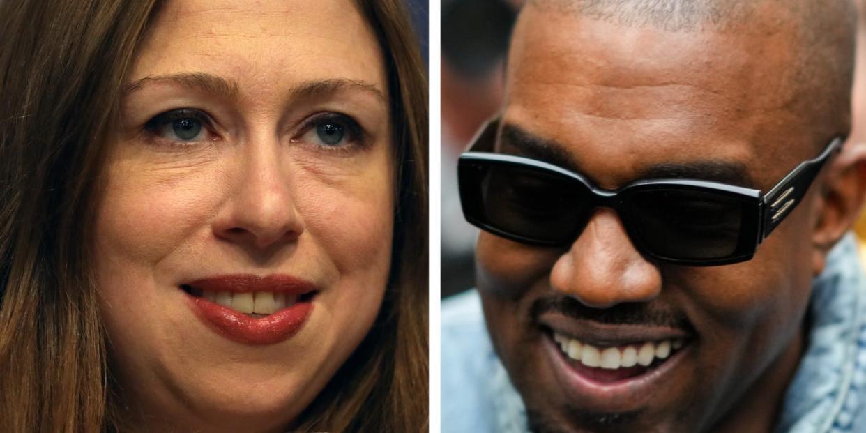 chelsea clinton ye kanye west