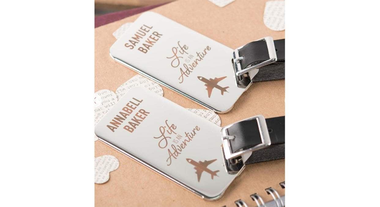 Personalised Stainless Steel Luggage Tags (Getting Personal)