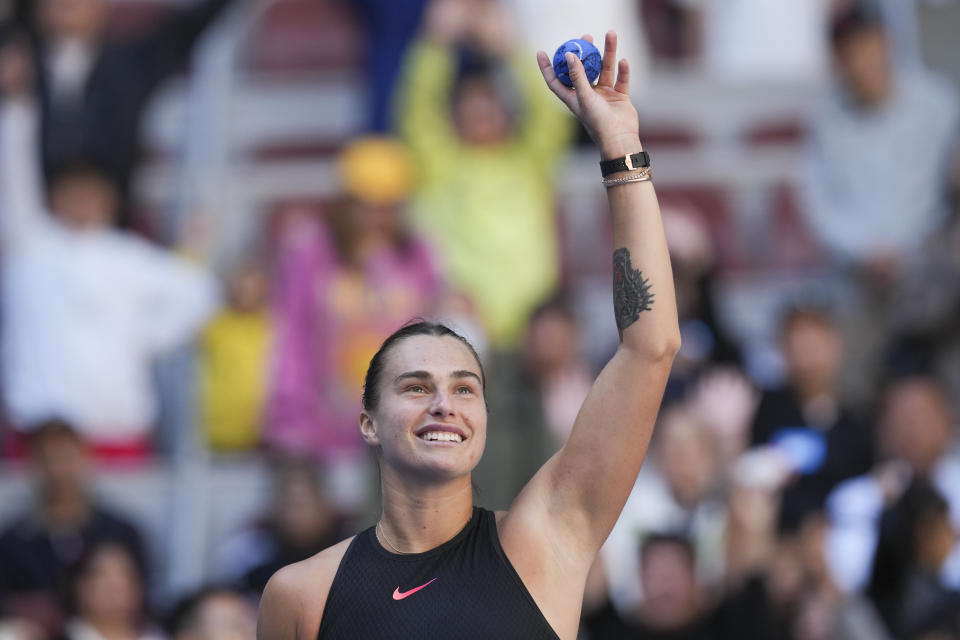 Sabalenka beats Keys at China Open and equals her careerbest win