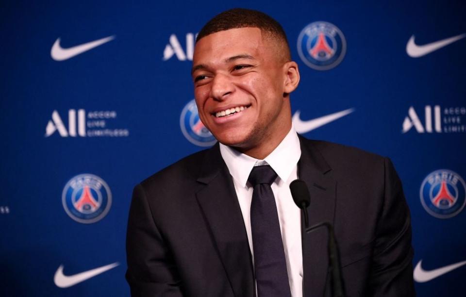 Kylian Mbappe has rejected his move to Real Madrid and signed a three-year extension at PSG (AFP via Getty)