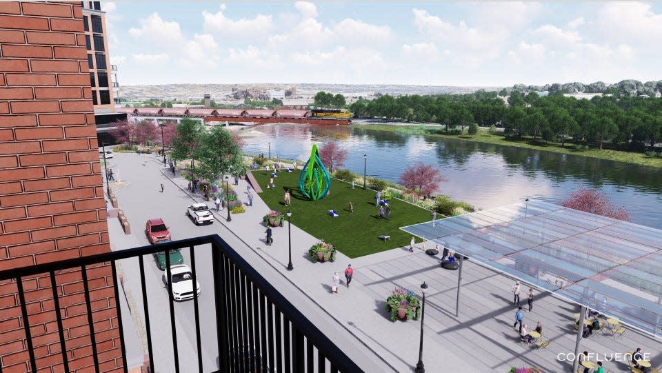 The River Greenway project will include Lloyd Landing and improving the low-head dam on the Big Sioux River.