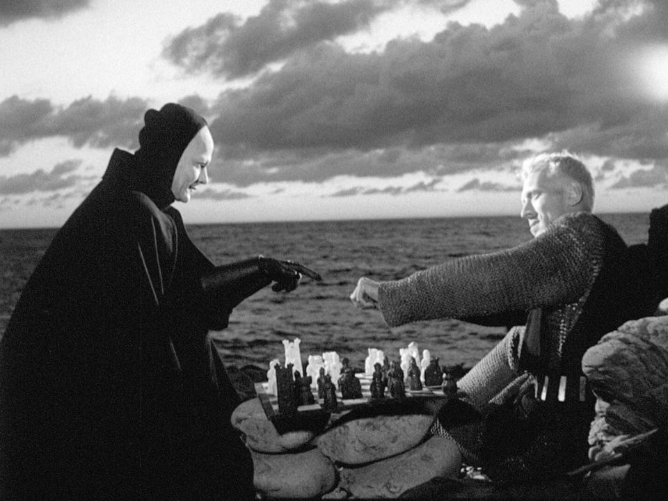 the seventh seal chess game beach scene