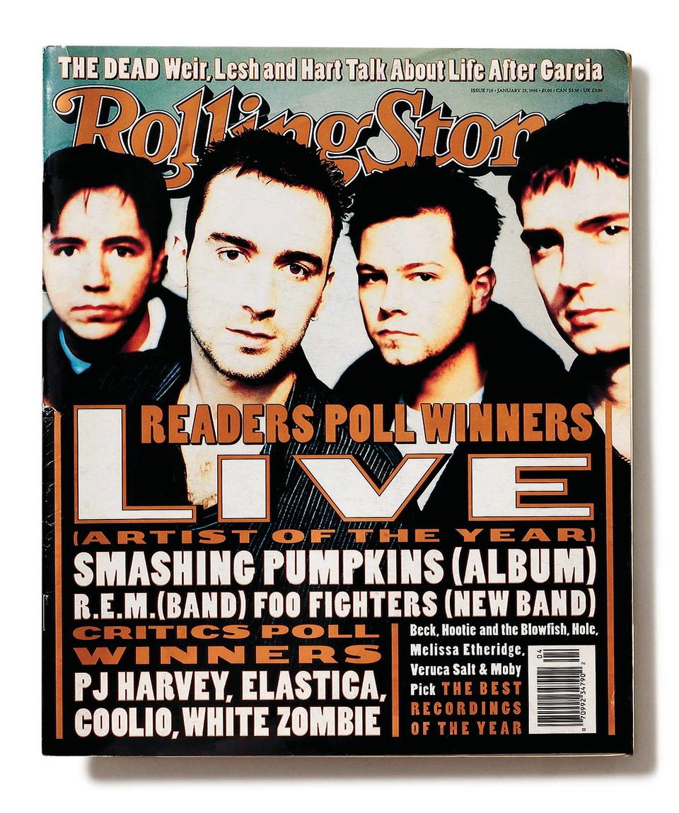 <br>Live’s Jan. 25, 1996, <em>Rolling Stone </em>cover.