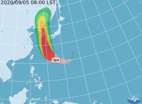 自8月以來短短1個多月內已經「趕進度」連續生成8個颱風。（圖／翻攝自中央氣象局官網）