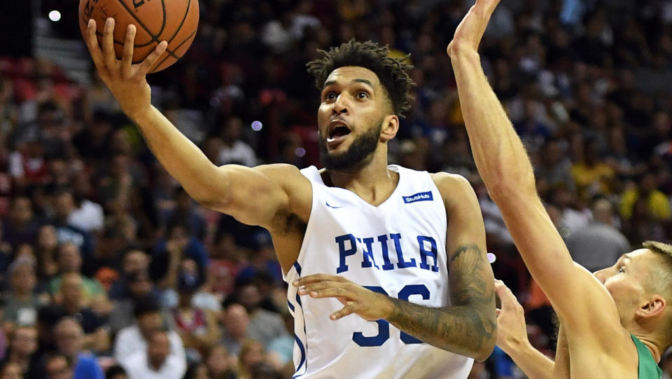 Jonah Bolden has become Ben Simmons’ newest teammate. Pic: Getty