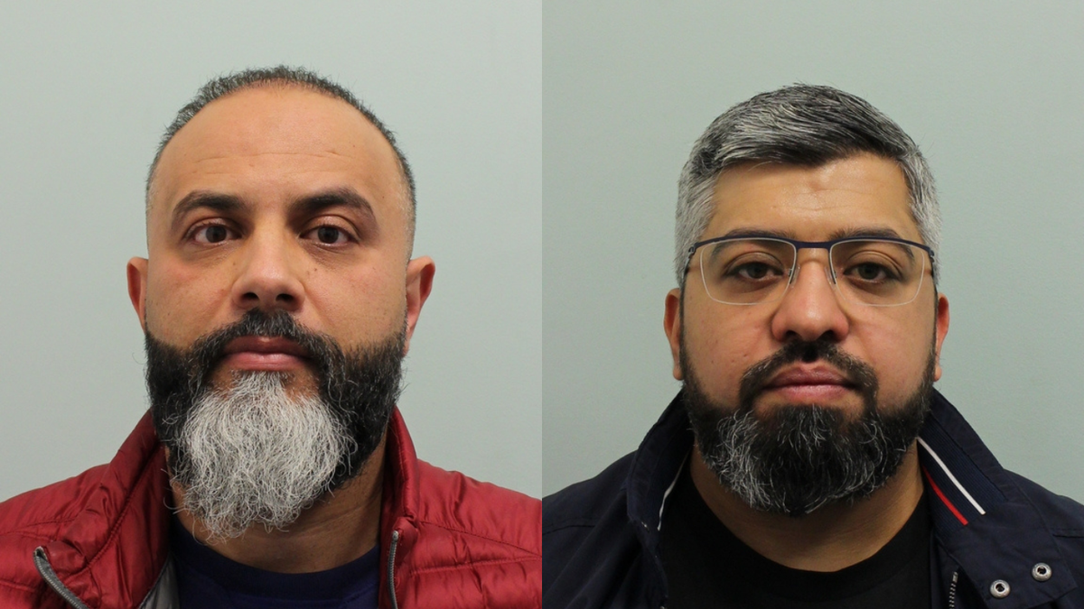 Mehdi Amrollahbibiyouki and Ali Al Nawab smuggled millions of pounds to Dubai (National Crime Agency)