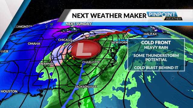 Mild weather Tuesday ahead of more wet weather mid-week