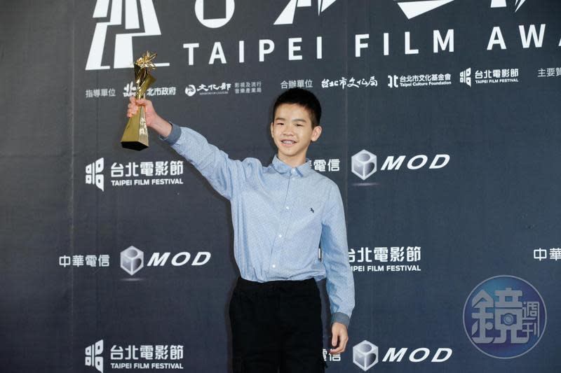 年僅13歲的李英銓創下台北電影獎最年輕男配角得主紀錄。