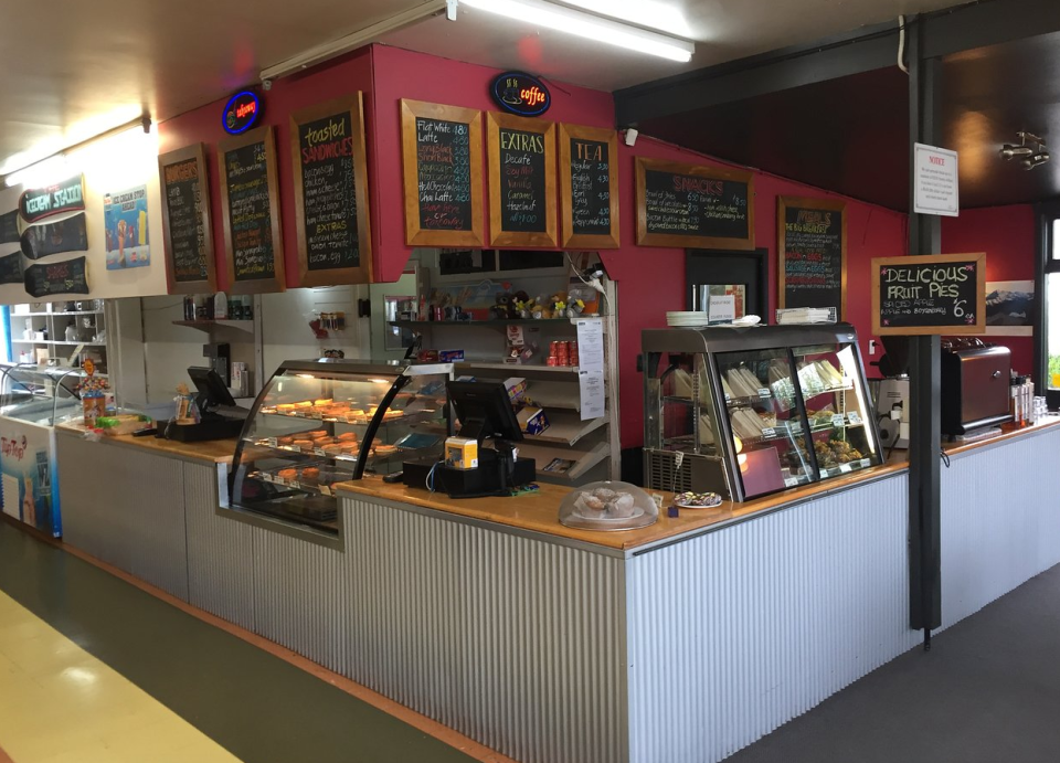 Photo of the Springfield cafe in New Zealand where customers described being yelled and and witnessing aggressive behaviour from the owners. 