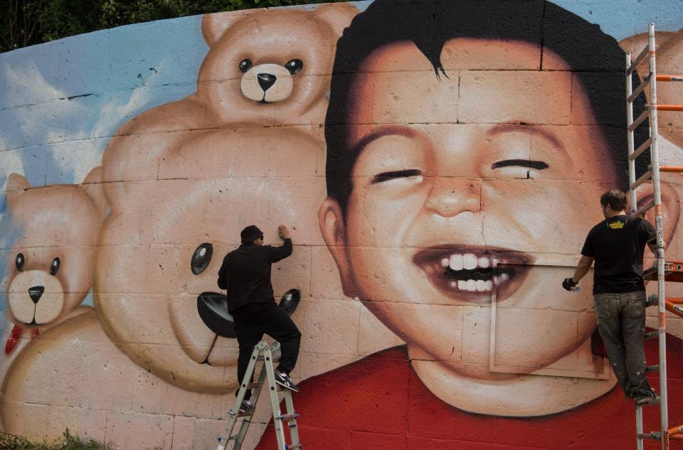 Remembering drowned refugee Aylan Kurdi in Frankfurt