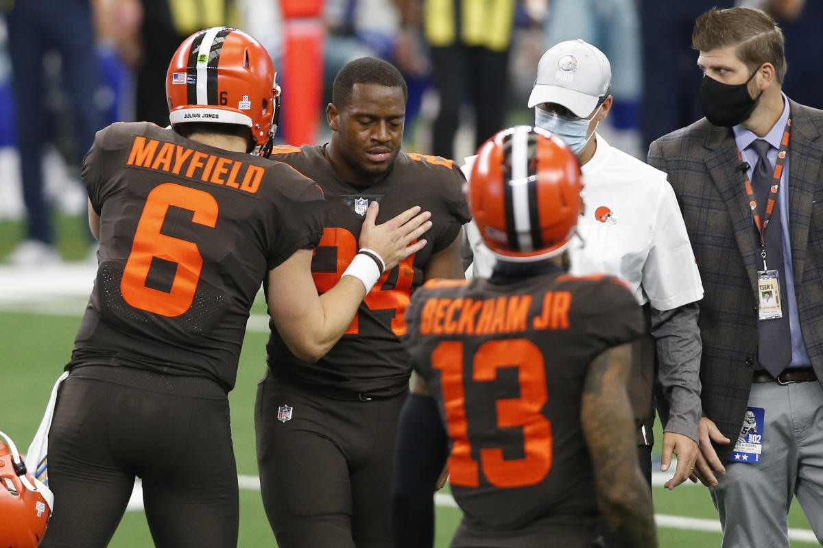 Baker Mayfield, Nick Chubb and Kareem Hunt power Browns over Bengals