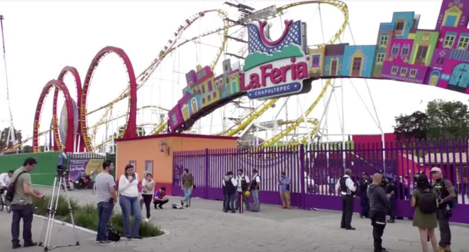  La Feria amusement park in Mexico where two were killed and two injured in a rollercoaster accident.