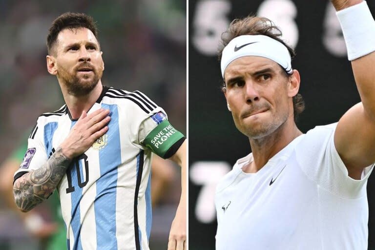 Messi y Nadal intercambiaron elogios