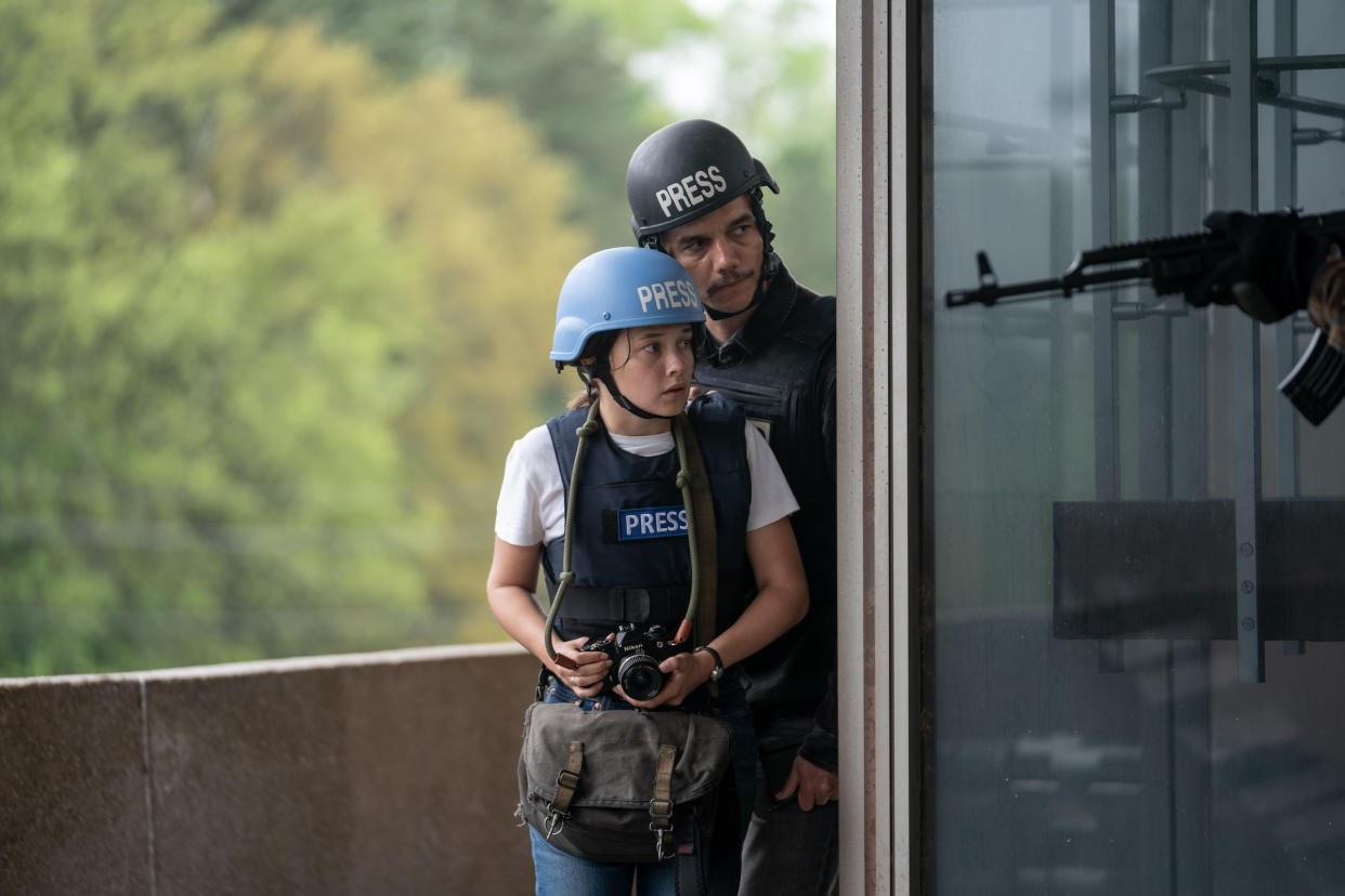 Cailee Spaeny and Wagner Moura<span class="copyright">Courtesy of A24</span>