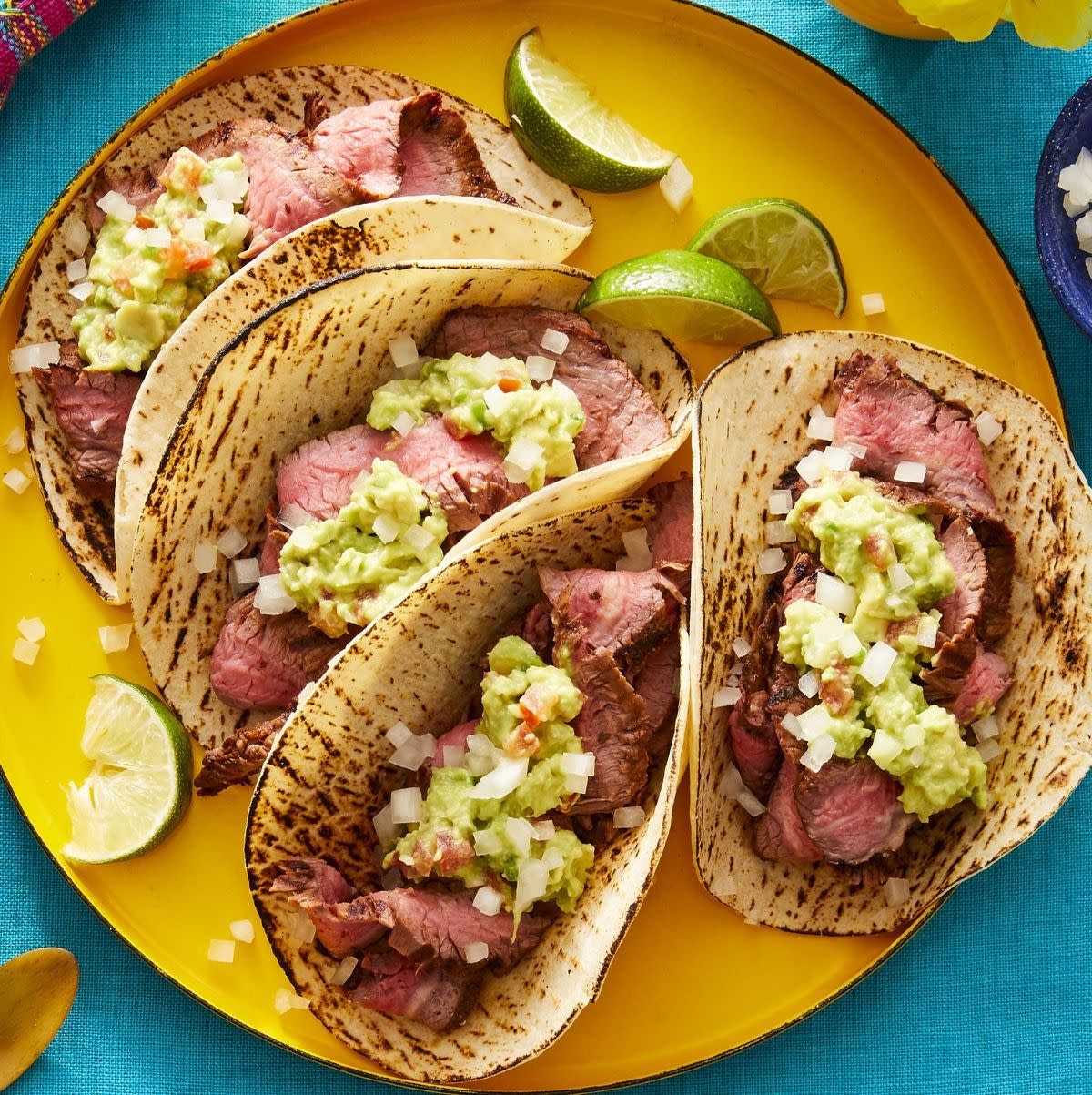 Chipotle carne asada tacos