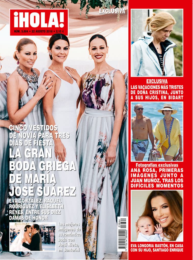 HOLA 4172 PORTADA DE LA BODA DE MARÍA JOSÉ SUÁREZ