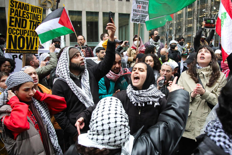 protest nyc pro-palestinian (Leonardo Munoz / AFP - Getty Images)