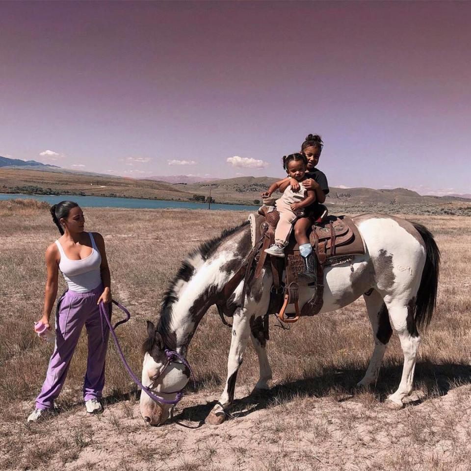 Kim Kardashian, North West, Chicago West, Wyoming