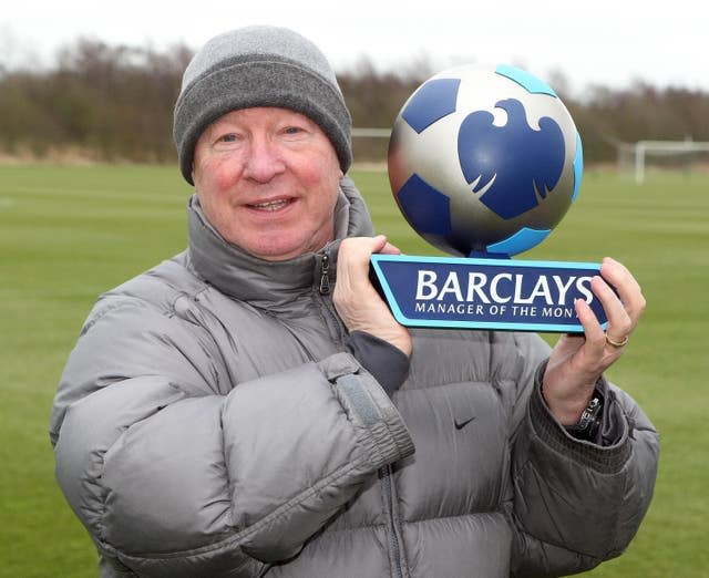 Ferguson holds the record for the most Premier League manager of the month awards, which he has won 27 times (John Peters/Handout Wire/PA)