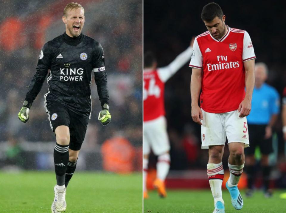 Leicester and Arsenal are moving in opposite directions: Getty