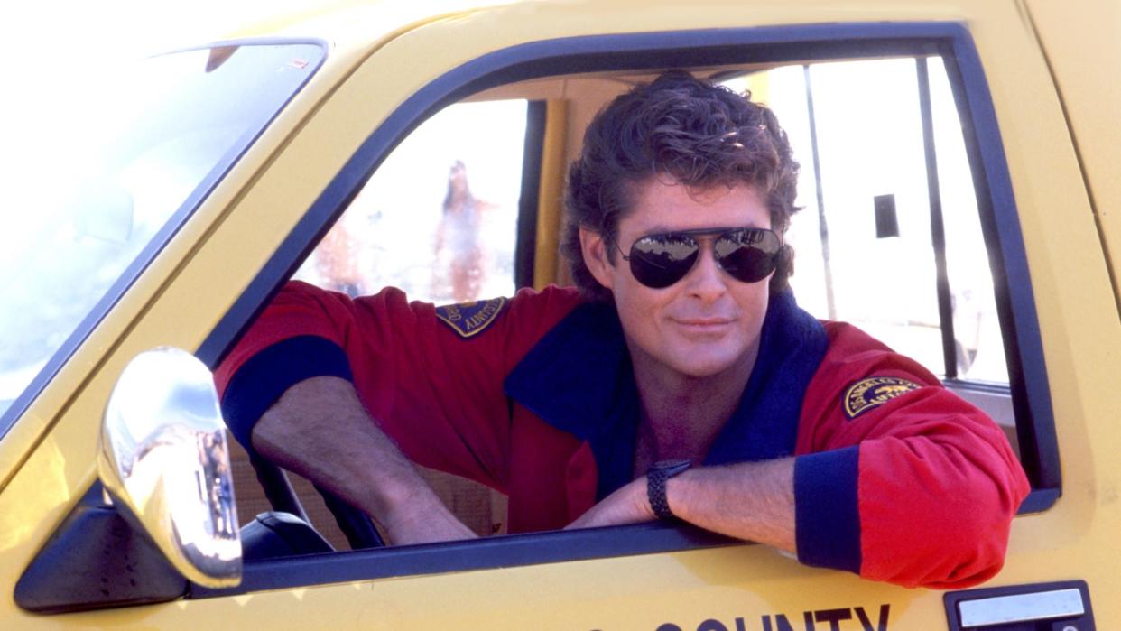  David Hasselhoff in Baywatch. 