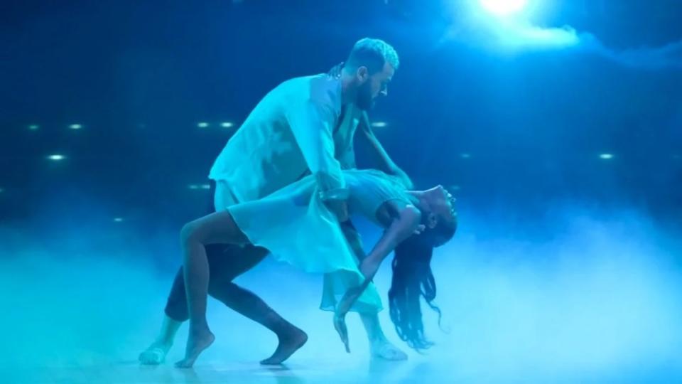 Charity Lawson and Artem Chigvintsev's danced to a song by Selena Gomez.