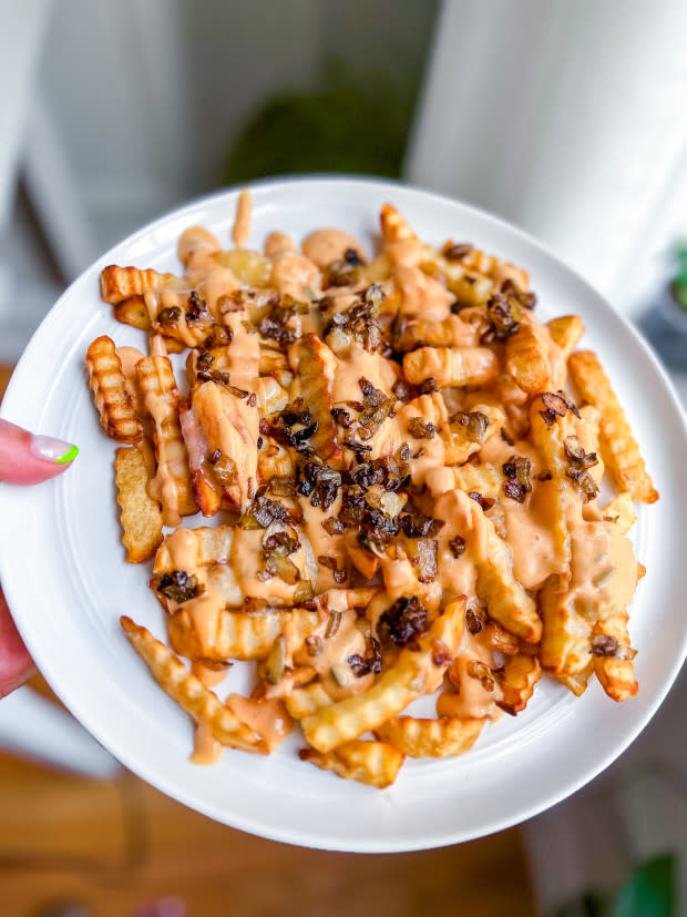 At-home Animal-Style fries<p>Courtesy of Jessica Wrubel</p>