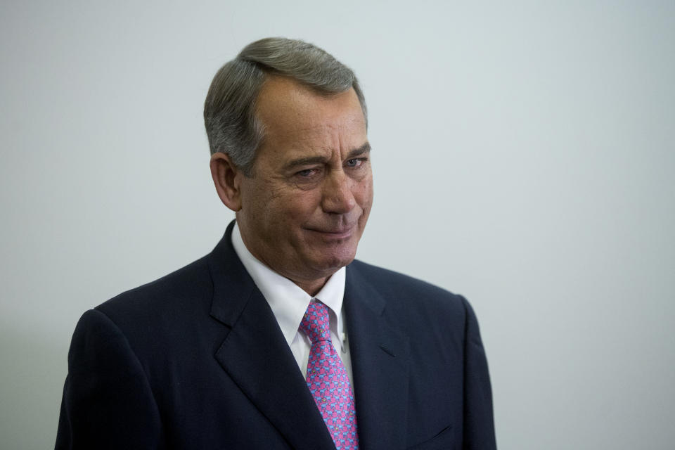 Conservatives were mad at House Speaker John Boehner (R-Ohio) for striking a deal that they thought offered too much to Democrats. (Photo: Bloomberg/Getty Images)