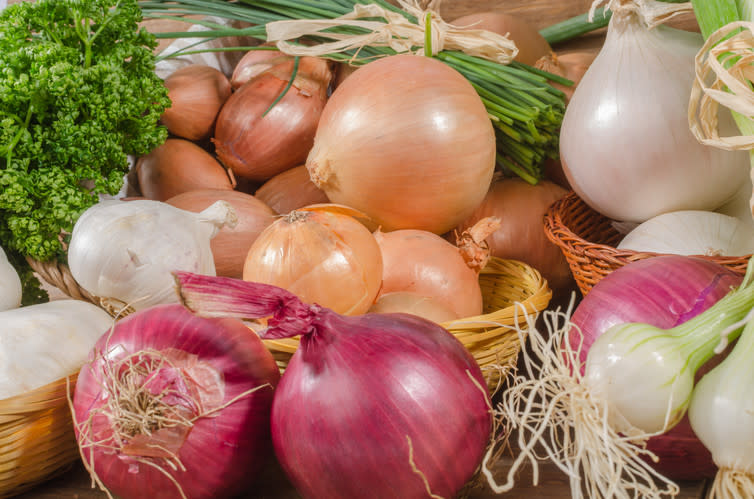 <span class="caption">Some onions are bigger than others.</span> <span class="attribution"><span class="source">Shutterstock</span></span>