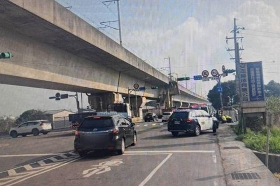 桃園市蘆竹區21日發生死亡車禍，導致一名機車騎士死亡。（翻攝照片）