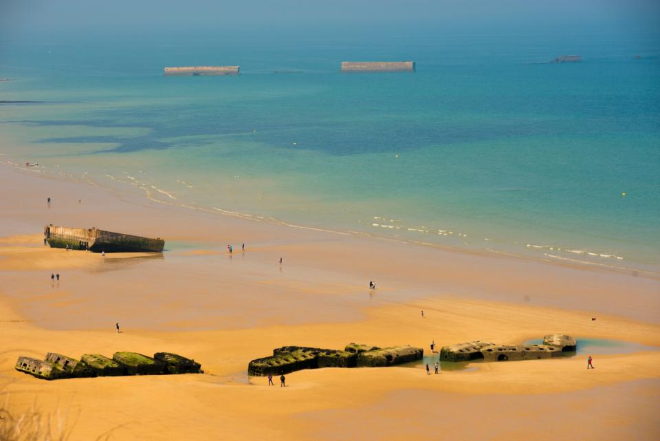 One of the D-Day beaches - getty