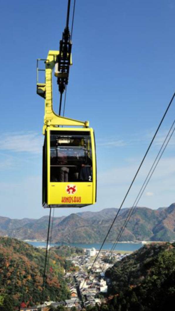 城崎溫泉纜車。(圖 / 豐岡市台灣推廣事務所提供 )