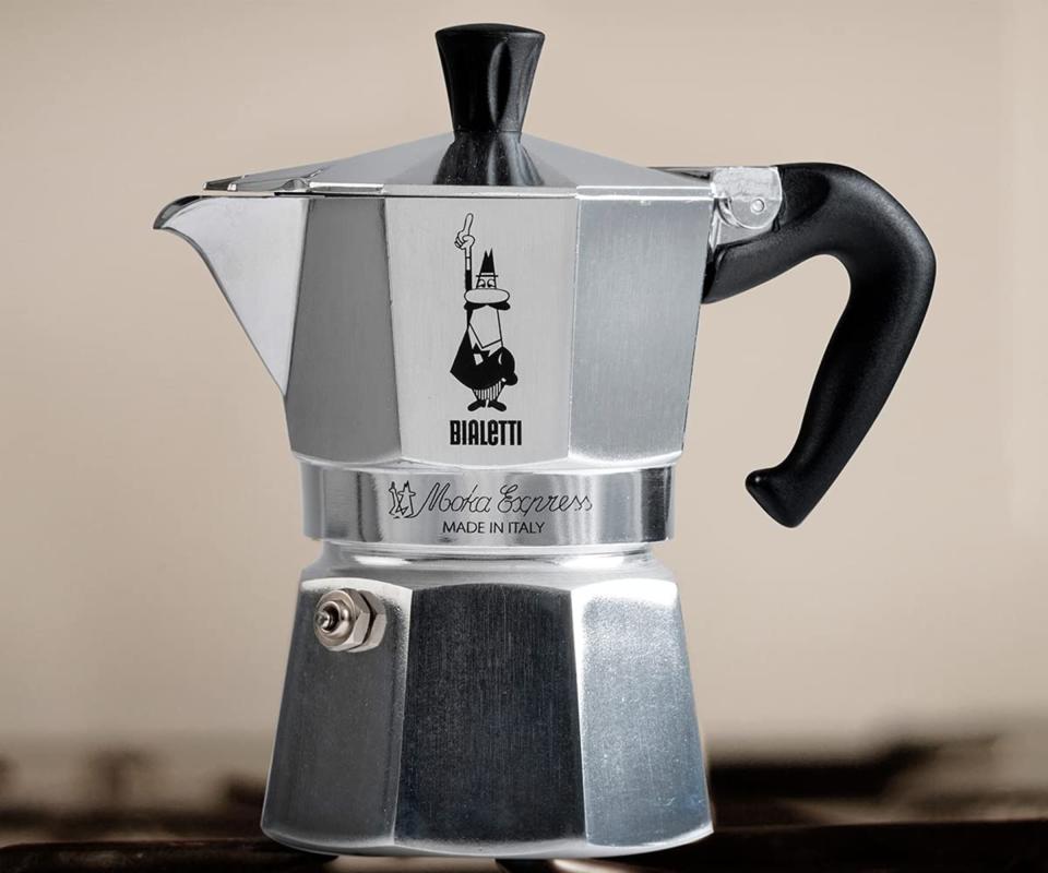 moka pot on gas