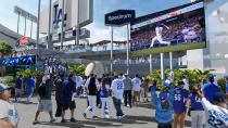 A rendering of Dodger Stadium's upcoming $100 million dollar face lift.