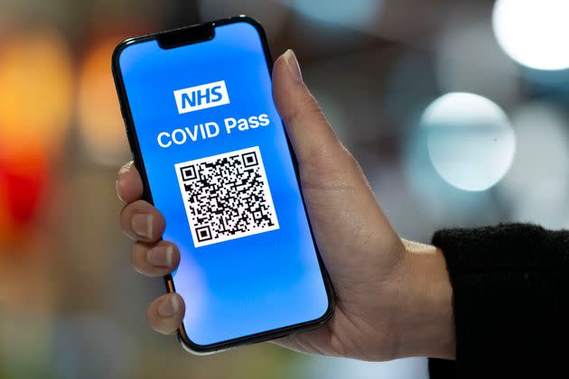 The NHS Covid Pass app used for travel went down on Wednesday (Photo: Matthew Horwood via Getty Images)