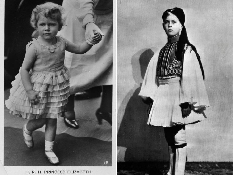 princess elizabeth and prince philip as kids