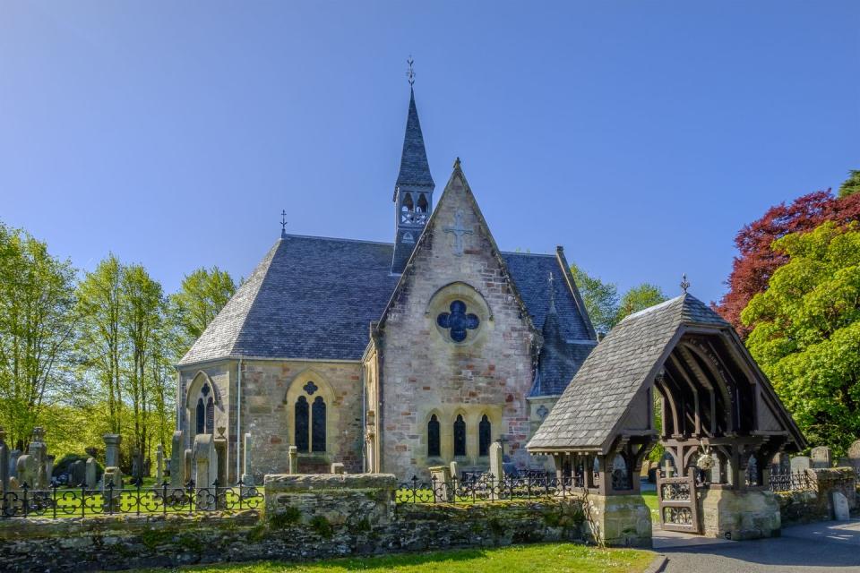 2) Luss Parish Church, which sits on the banks of Loch Lomond