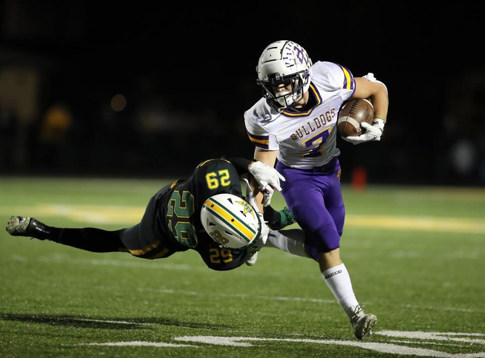 Bloom-Carroll senior running back Dylan Armentrout was named the Mid-State League-Buckeye Division Back of the Year.