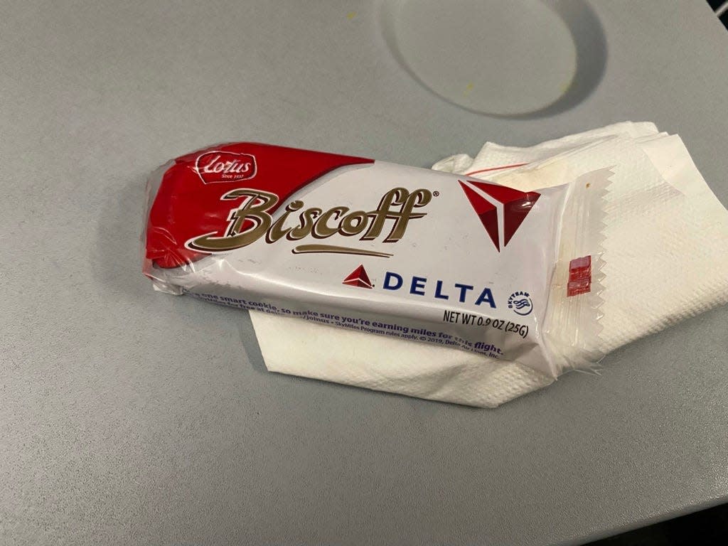 Flying Delta over a low-cost carrier.
