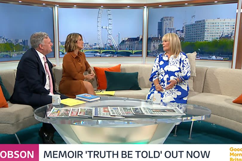 Good Morning Britain hosts laughing with Linda Robson